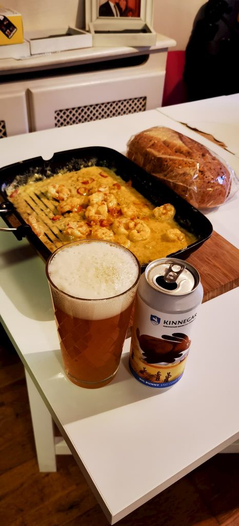 best beer to pair with prawns