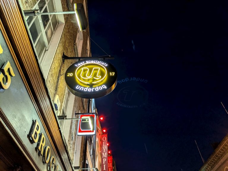 Crafty Beers: The Underdog Pub, Dame Street, Dublin.